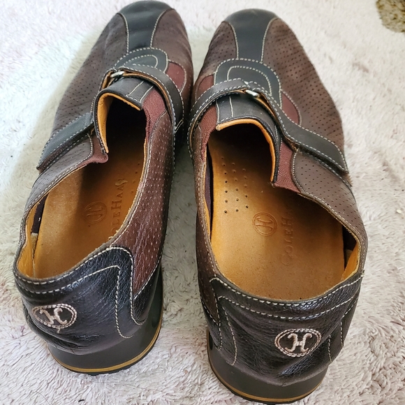 Cole Haan Nike Air Velcro Strap Leather 